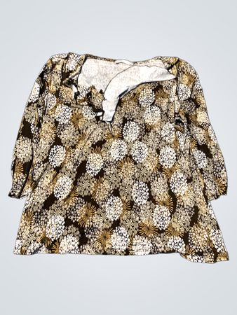 Blouse with Floral Pattern