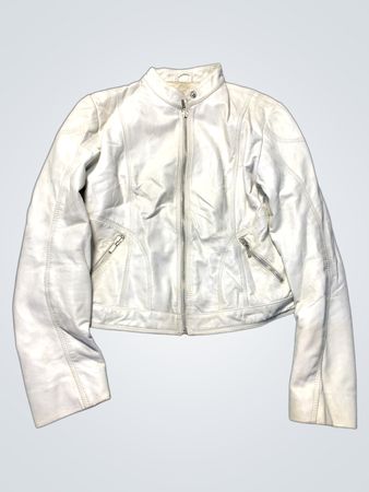 White Leather Jacket