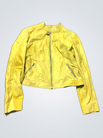 Lime Green Leather Jacket