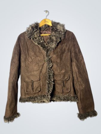 Brown Fur-Lined Jacket