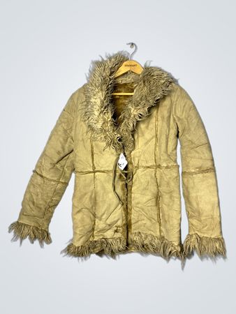 Tan Fur-Lined Jacket