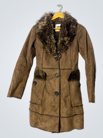 Brown Faux Fur Jacket