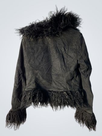Black Furry Jacket