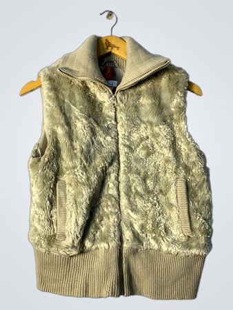 Furry Sleeveless Jacket