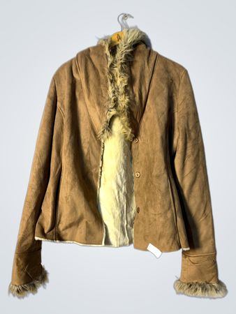 Brown Faux Fur Jacket