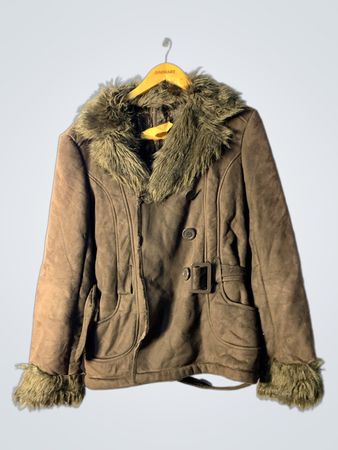 Brown Fur-Lined Jacket