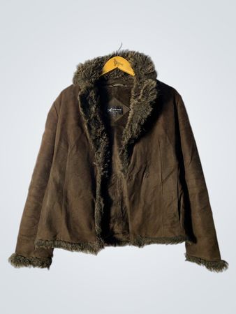 Brown Fur-Lined Jacket