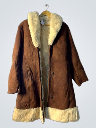 Brown Shearling Coat