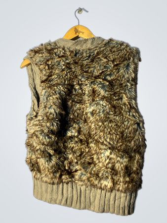 Furry Sleeveless Vest