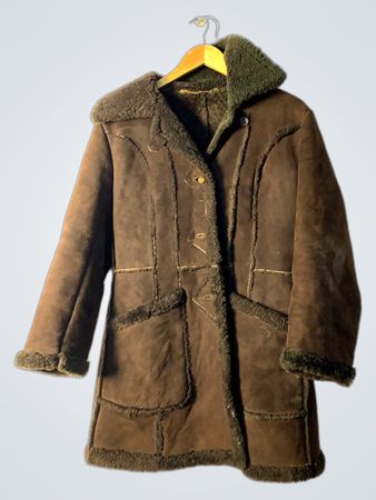 Brown Shearling Coat