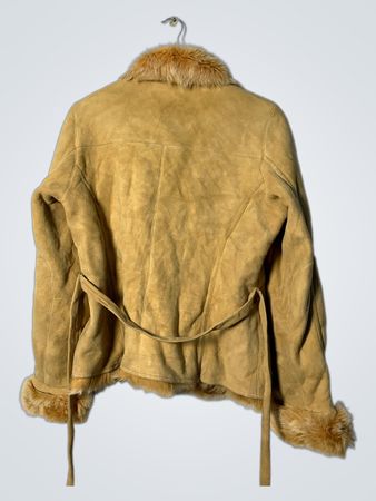Tan Fur-Lined Jacket