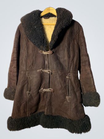 Brown Shearling Coat