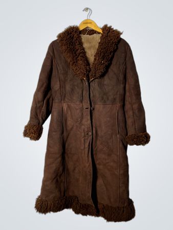 Brown Shearling Coat