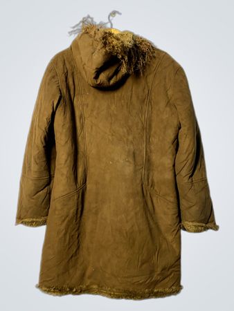 Brown Fur-Lined Coat