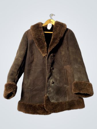 Brown Shearling Coat