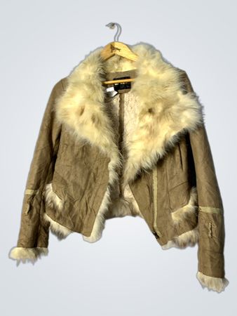 Brown Fur-Lined Jacket