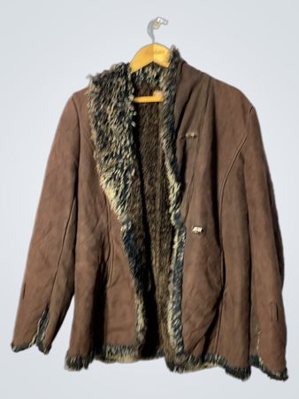 Brown Fur-Lined Jacket