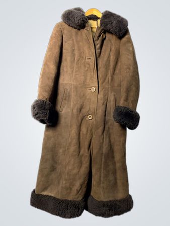 Brown Shearling Coat