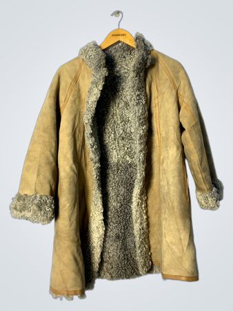 Tan Fur-Lined Coat