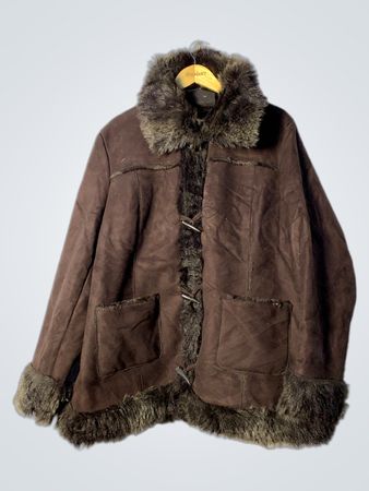 Brown Fur-Lined Jacket