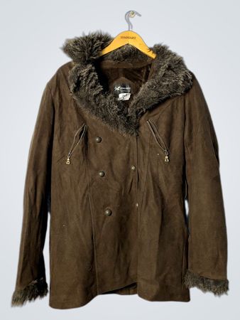 Brown Fur-Lined Jacket