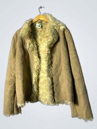 Tan Fur-Lined Jacket