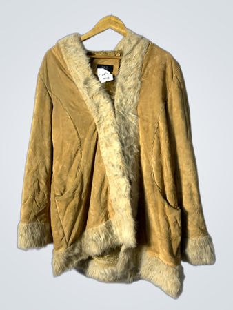 J.N.Y JENNYFER Tan Fur Jacket
