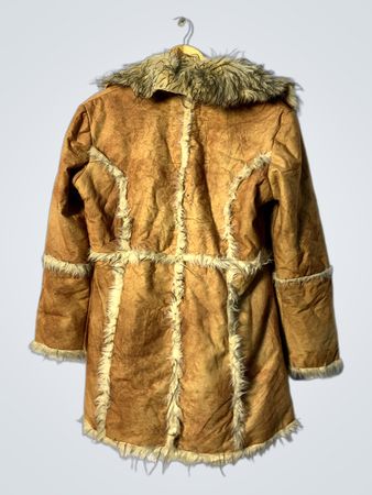 Brown Fur-Lined Coat