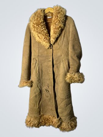 Tan Fur-Lined Coat