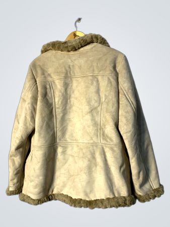 Esprit Tan Faux Fur Jacket