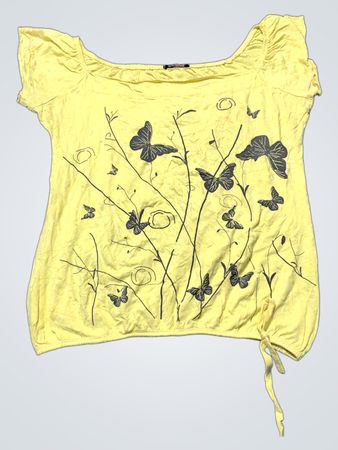 Yellow Butterfly Top