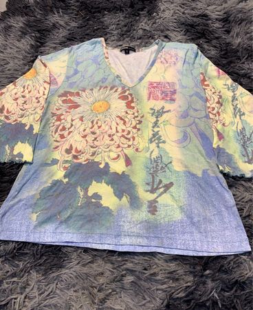 Floral Kimono-Style Top
