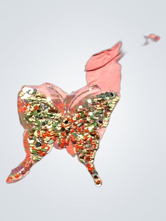 Pink Butterfly Sleeveless Top