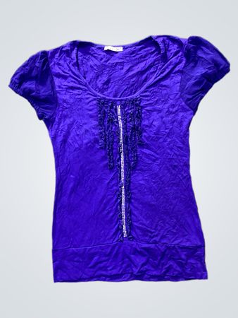 Purple Short Sleeve Shirt