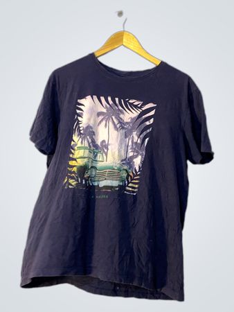 Navy Blue Graphic T-Shirt