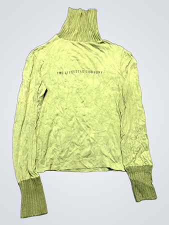Green Turtleneck Sweater