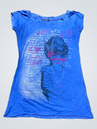 Blue Graphic T-Shirt
