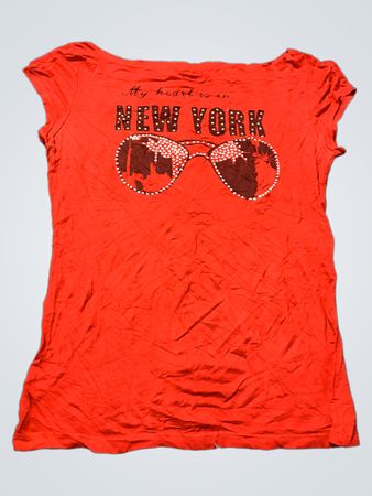 Red New York Graphic T-Shirt