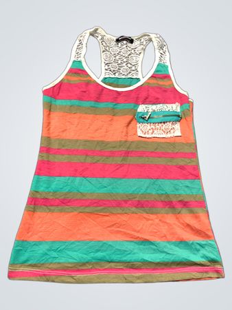 Multicolor Striped Tank Top