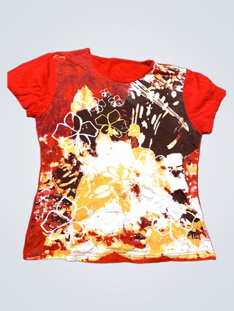 Red Tie-Dye T-Shirt
