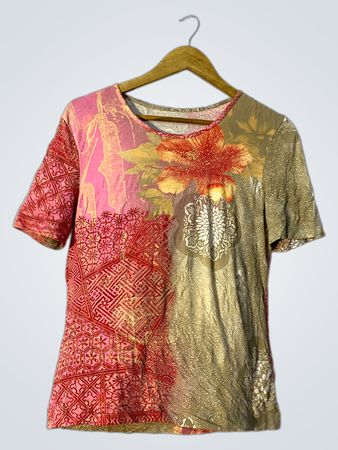 Colorful Patchwork T-Shirt