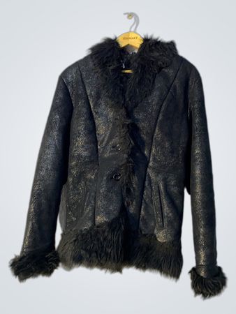 Black Fur Trim Jacket