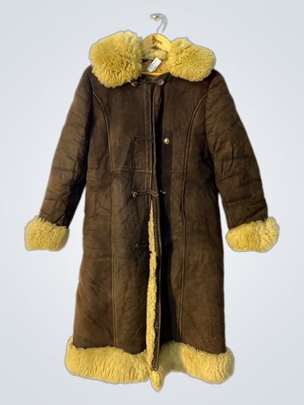 Shearling Lined Long Coat