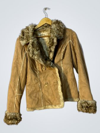 Tan Fur-Lined Jacket