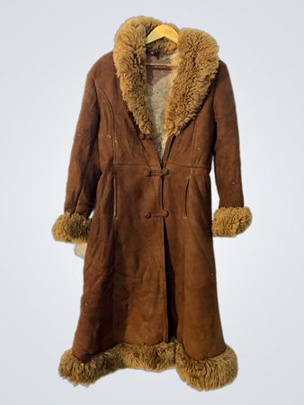 Brown Fur-Lined Coat