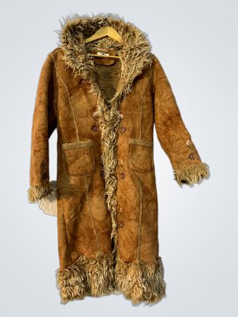 Brown Fur-Lined Coat