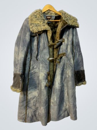 Johnnyffer Gray Faux Fur Coat