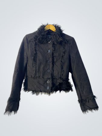 Black Faux Fur Jacket