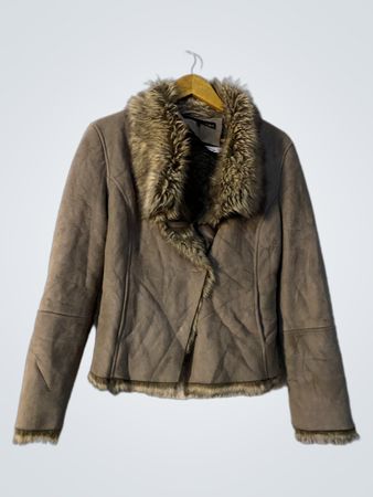 Brown Fur-Lined Jacket