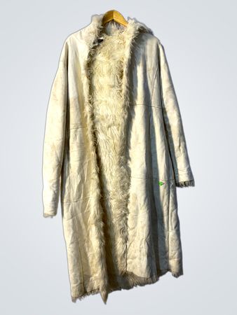 Cream Furry Coat